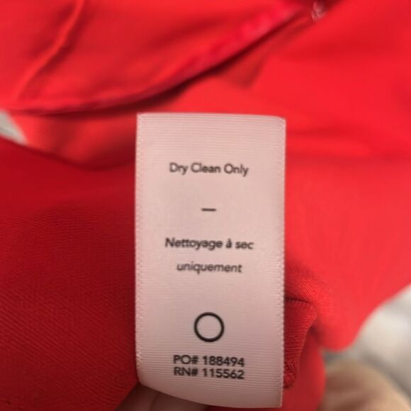 LIKELY Cassidy One Shoulder Sheath Cocktail Dress, Red, Size 4 - Picture 9 of 9